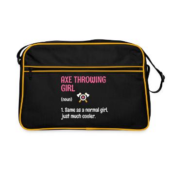 Hache lancer fille définition cible hachette - Sac Retro - noir/or - Devant