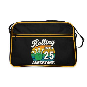 Rolling Into 25 with Retro Vibe - Retro Bag - black/gold - Front