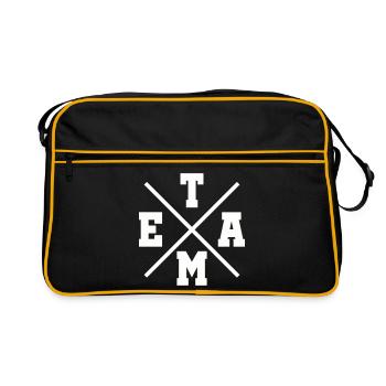 Équipe - Sac Retro - noir/or - Devant