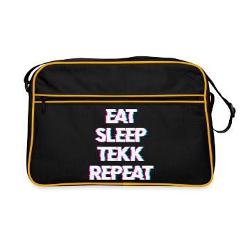 Hardtekk Tekk - Retro Bag - black/gold - Front