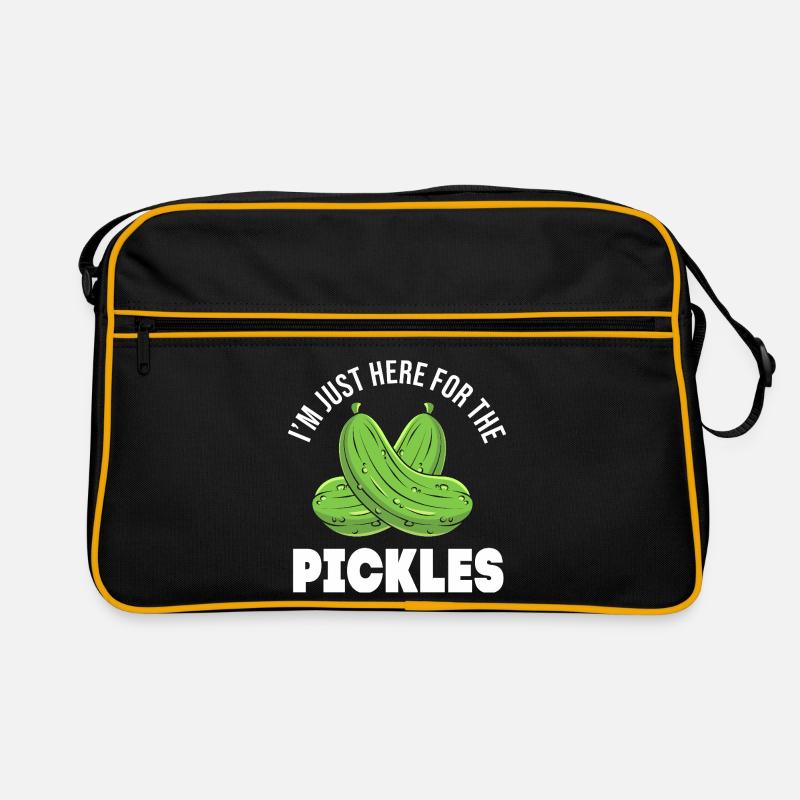 Gurke Gurken Essiggurke Retro Tasche