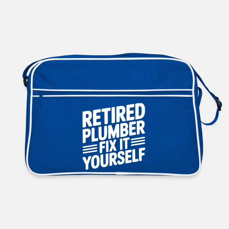 Retired Plumber Fix it Yourself Retro Bag