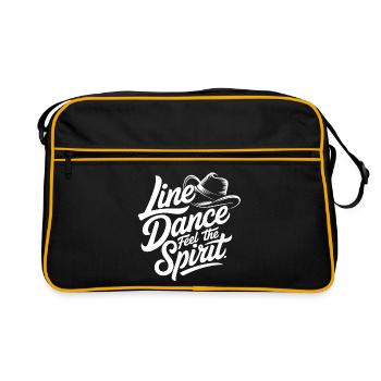 Line Dance Spirit - Sac Retro - noir/or - Devant