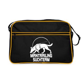 Malinois Mantrailing Search Team Dog Dog Wilsigns - Retro Bag - black/gold - Front
