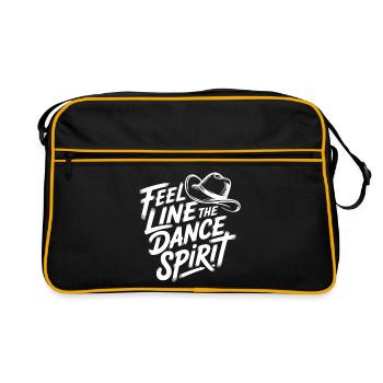 Feel Line Dance Spirit - Sac Retro - noir/or - Devant