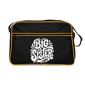 Big Sister Psychedelic Splash - Sac Retro - noir/or - Devant