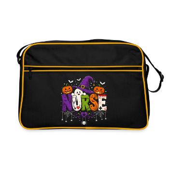 Nurse Nurse Halloween - Retro Bag - black/gold - Front
