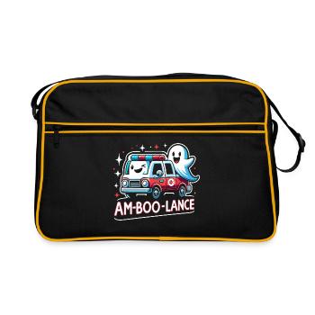 Am-Boo-Lance Ambulance Driver Paramedics EMS Hallo - Retro Bag - black/gold - Front