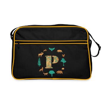forest e 95 p - Retro Bag - black/gold - Front
