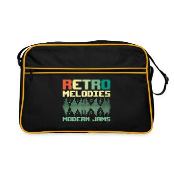 Chiptune Music Lover Groove to the Bleeps and Bloo - Retro Bag - black/gold - Front
