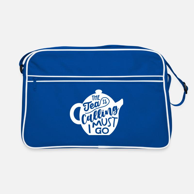 The Tea Is Calling So I Must Go Tea Lover Tea Drin Retro Tasche