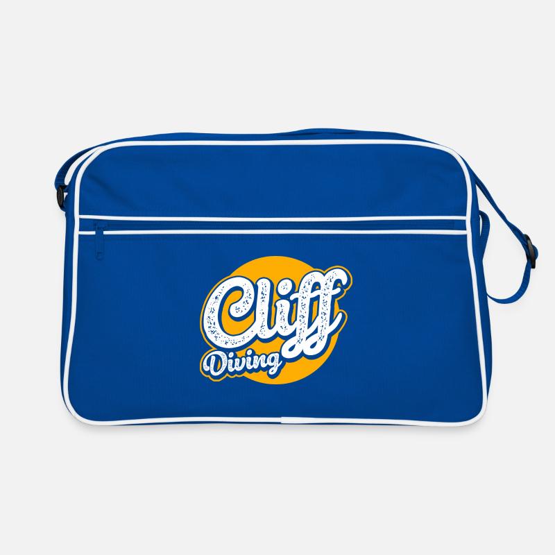 Retro Graphic Cliff Diver Cliff Diving Tombstoning Retro Bag