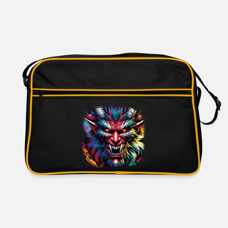 Graffiti Teufel Dämon Street Art Devil Retro Tasche