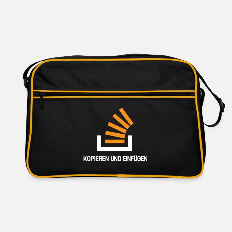 Copy And Paste Programmer Developer Coder Nerd Retro Tasche
