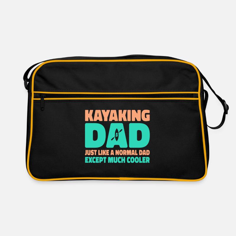 Kayaking Dad Just Like A Normal Dad Except Much Co Retro Tasche