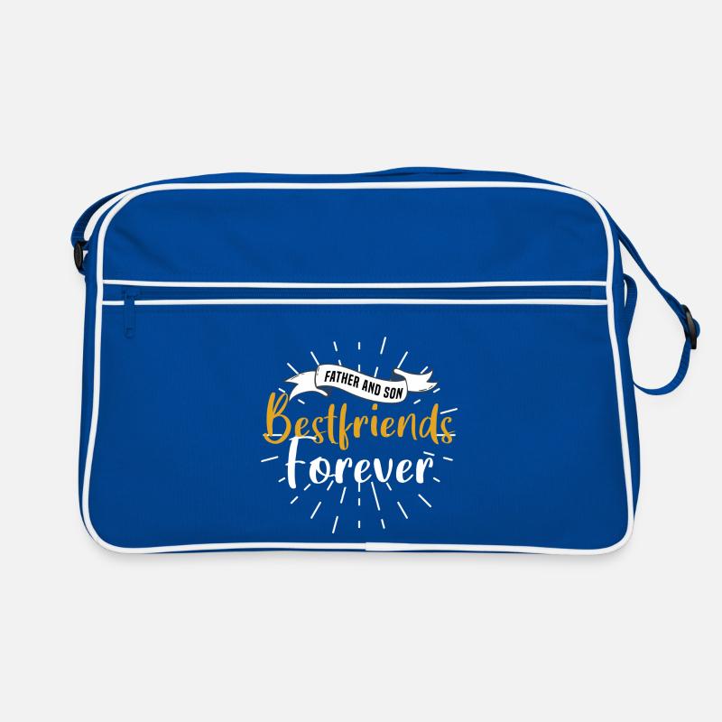 father and son Retro Bag