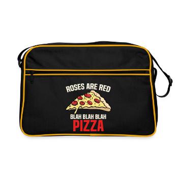 funny valentine - Retro Tasche - Schwarz/Gold - Vorne