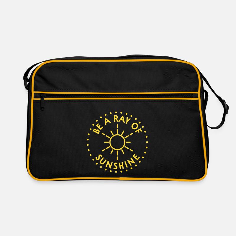 Positive saying Retro Bag