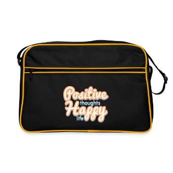 Positif - Sac Retro - noir/or - Devant