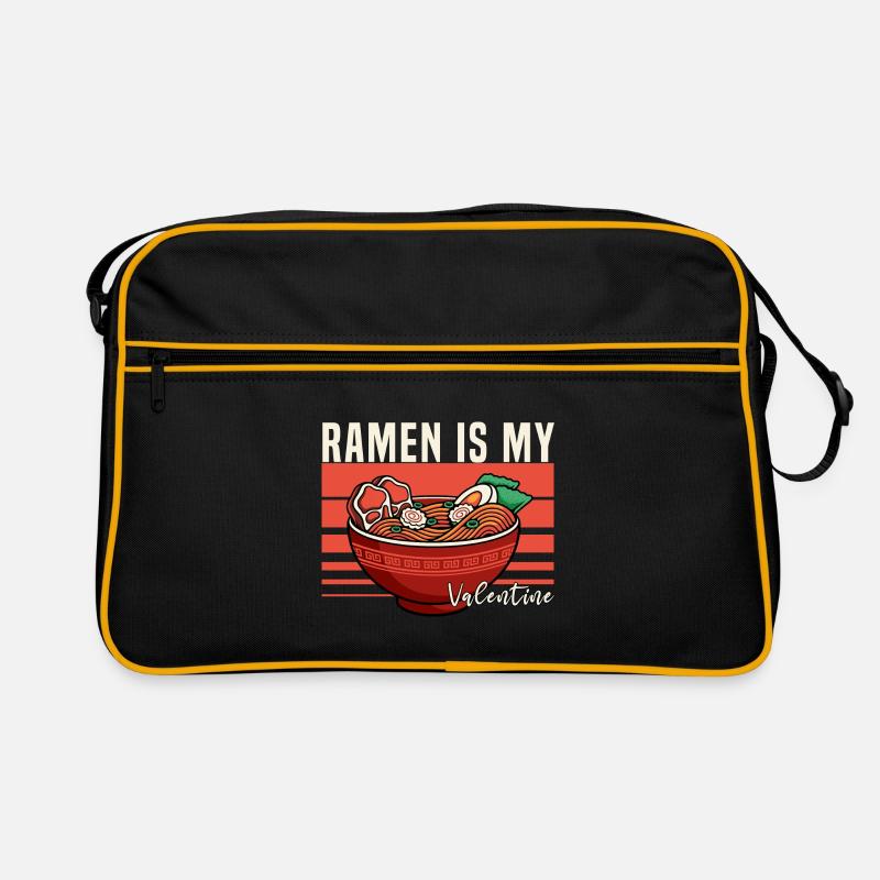 Ramen Is My Valentine Retro Bag