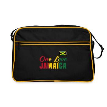 One Love Jamaica - Retro Bag - black/gold - Front