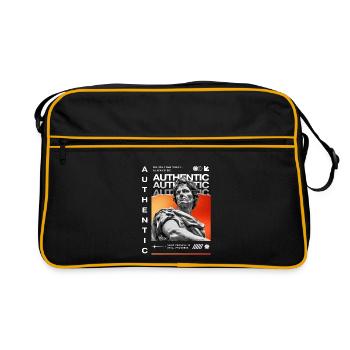 Authentic - Retro Bag - black/gold - Front