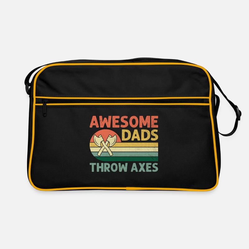 Awesome Dads Throw Axes Hache Throwing Hachette Sac Retro