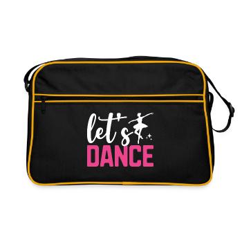 Let's Dance For Dancing Dancer Choreography - Retro Bag - black/gold - Front