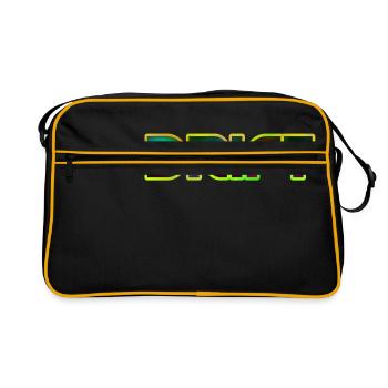 néon Color Magic - Sac Retro - noir/or - Devant