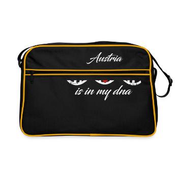 love my dna dns land country Austria - Sac Retro - noir/or - Devant