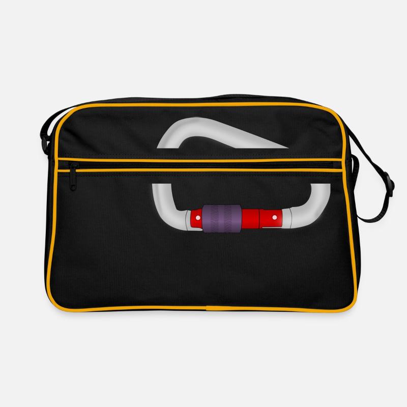 climbing ladder klettern leiter cycling mountain s Retro Tasche