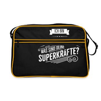 Anwendungsentwickler - Retro Tasche - Schwarz/Gold - Vorne