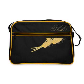 cereals corn cereal wheat wheat veggie gemuese v - Retro Bag - black/gold - Front