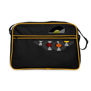 archives - Sac Retro - noir/or - Devant