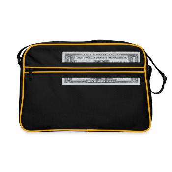 1 dollar - Sac Retro - noir/or - Devant