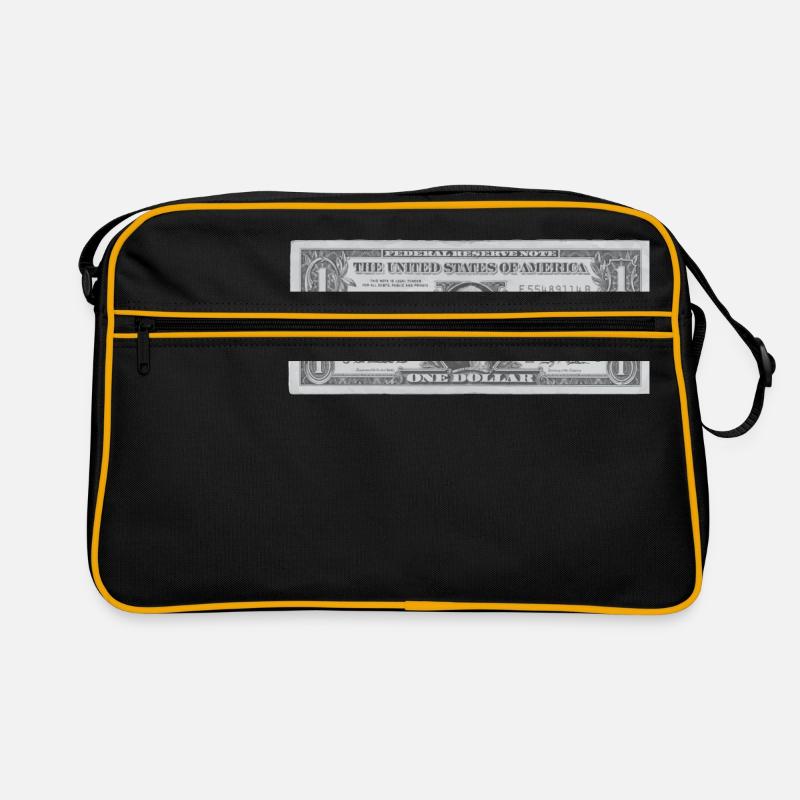 1 dollar - Retro Bag - black/gold