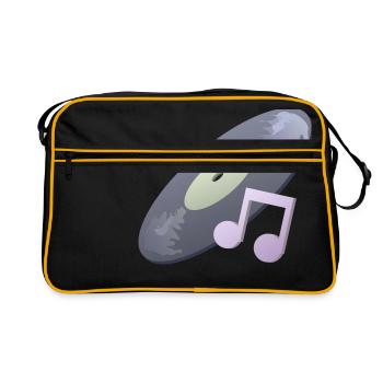 record - Sac Retro - noir/or - Devant