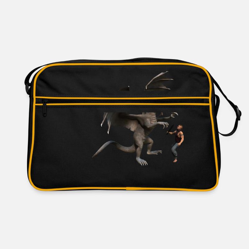Drache Retro Tasche