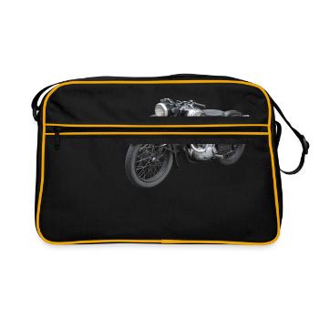 motorcycle - Retro Bag - black/gold - Front
