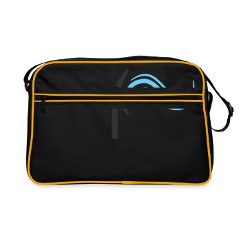 éolienne muehle éolienne moulin à vent windrad14 - Sac Retro - noir/or - Devant
