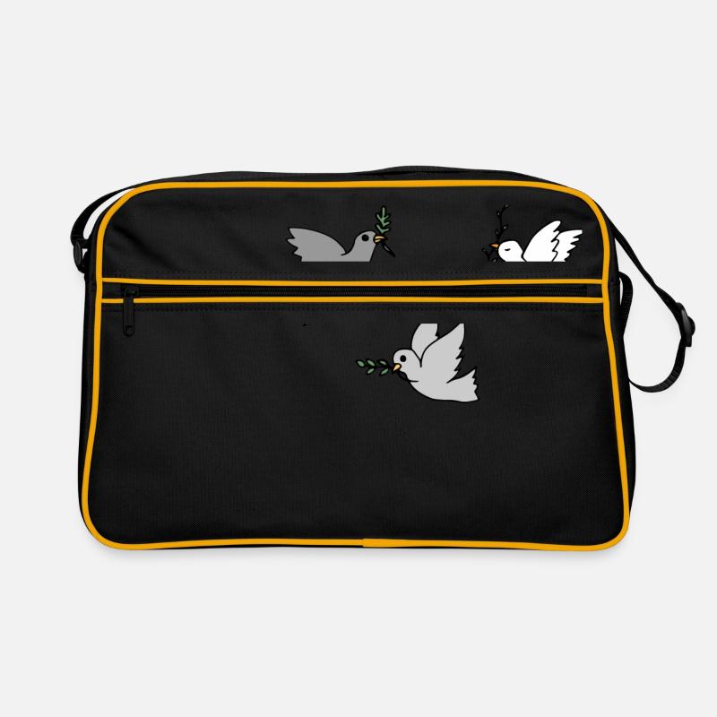 deaf pigeon dove animal animals wedding wedding1 Retro Bag