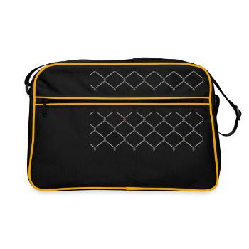 clôture fence bois métallique picked jardin jardin83 - Sac Retro - noir/or - Devant