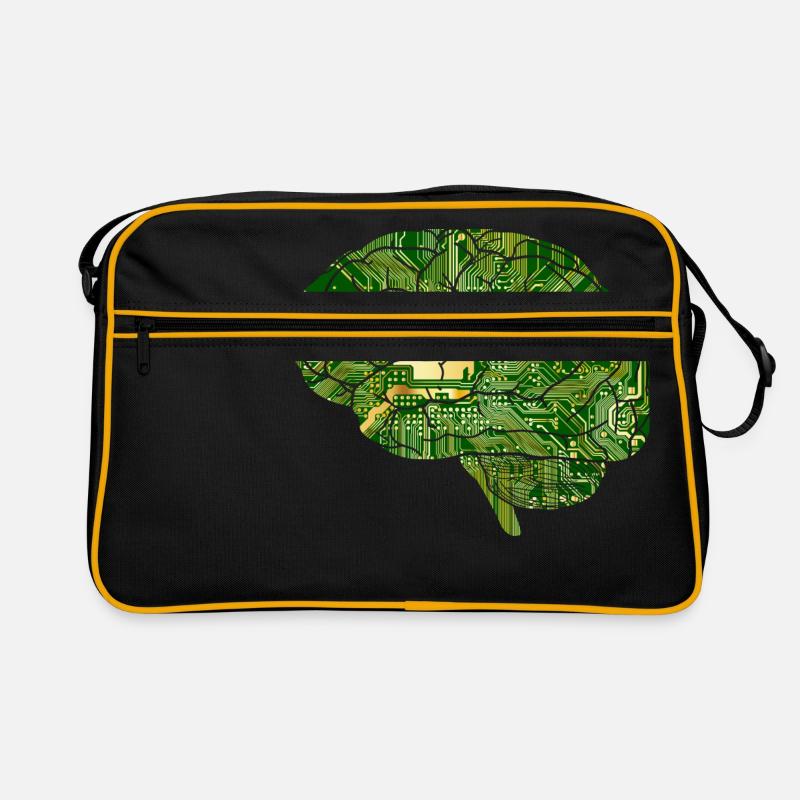 Brain - Computer Board - Artificial Intelligence Retro Bag