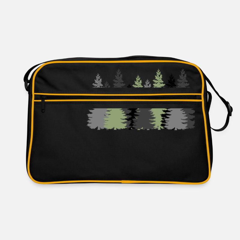 baum tree baumstamm wald forest woods168 Retro Tasche