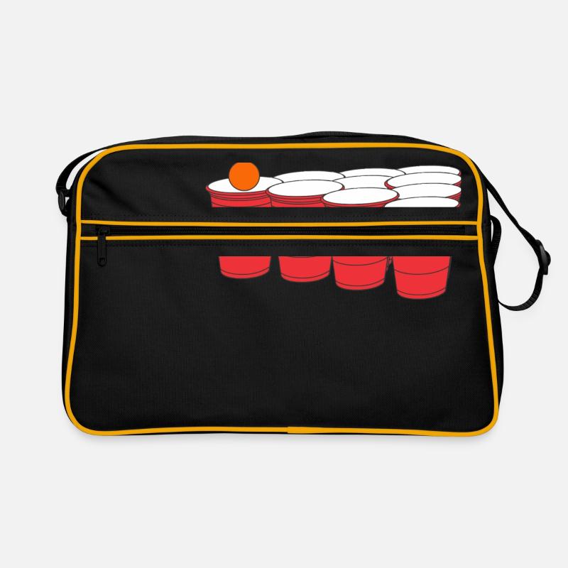 Bierpong Retro Tasche