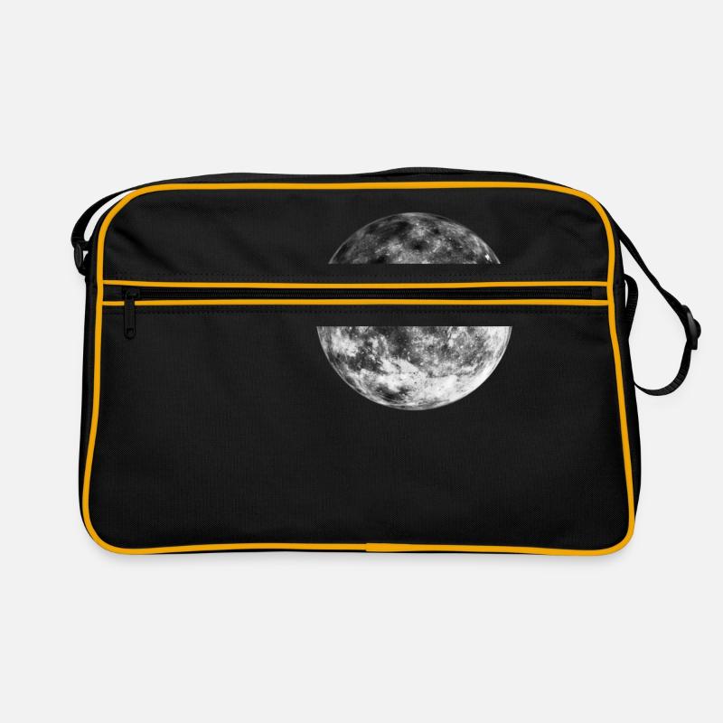 Mond Weltraum Raumfahrt Space Geschenk Retro Tasche