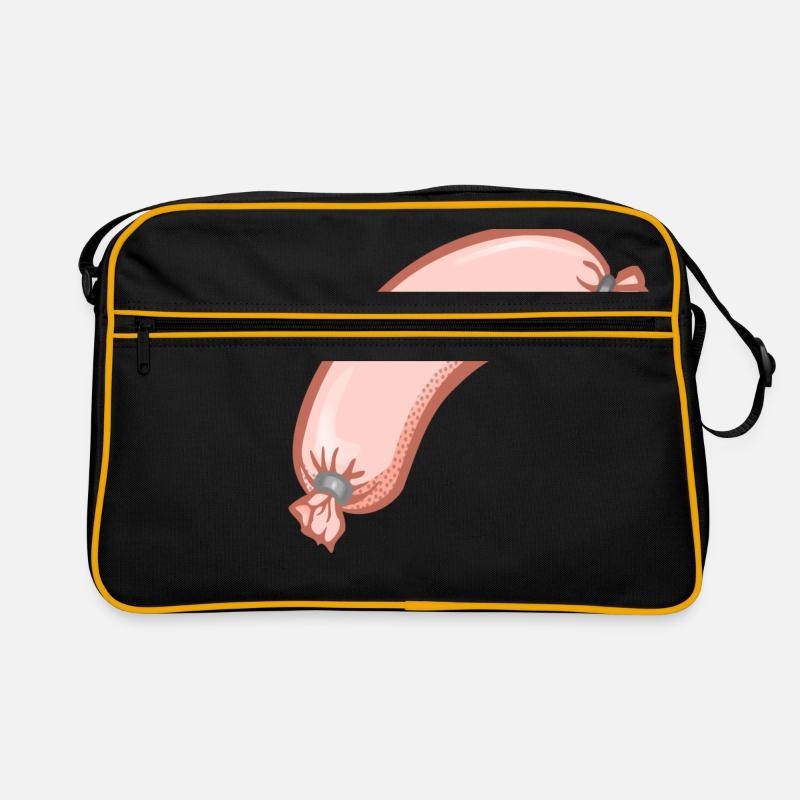 Wurst,esse,würstchen Retro Tasche