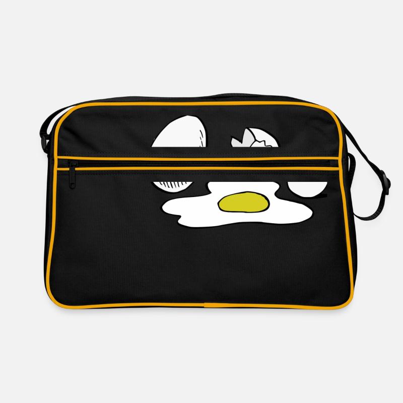 Eier,Ei,kaputt Retro Tasche