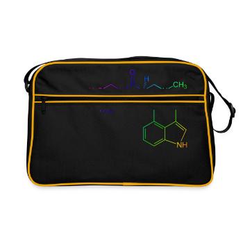 LSD coloured - Retro Bag - black/gold - Front