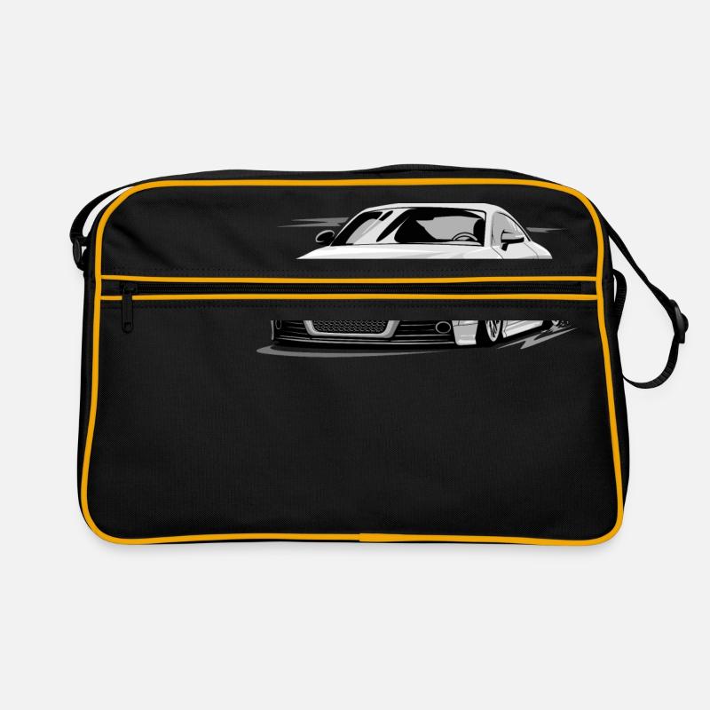 TT 8J RS Low Style - Retro Tasche - Schwarz/Gold